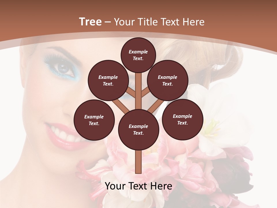 Antiageing Smiling Sexy PowerPoint Template