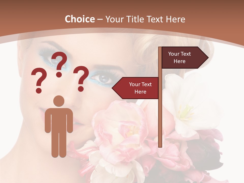 Antiageing Smiling Sexy PowerPoint Template