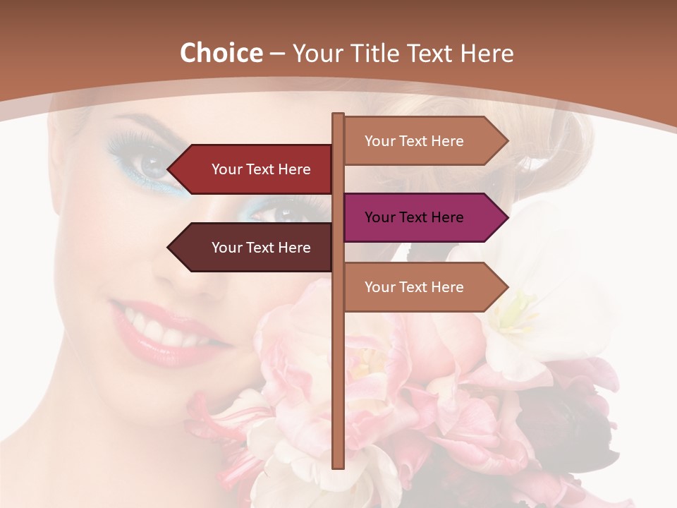 Antiageing Smiling Sexy PowerPoint Template