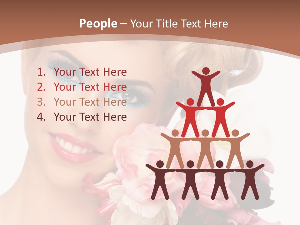 Antiageing Smiling Sexy PowerPoint Template