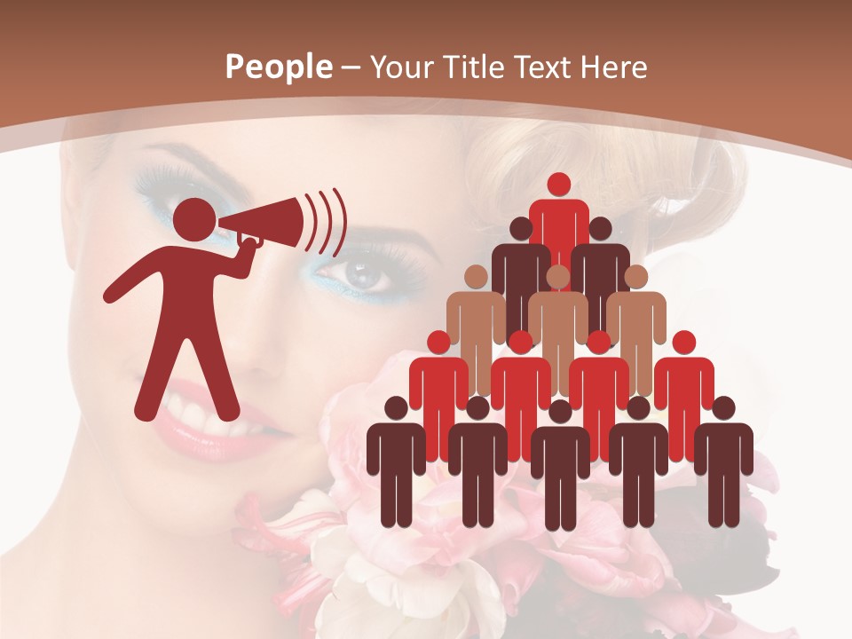 Antiageing Smiling Sexy PowerPoint Template