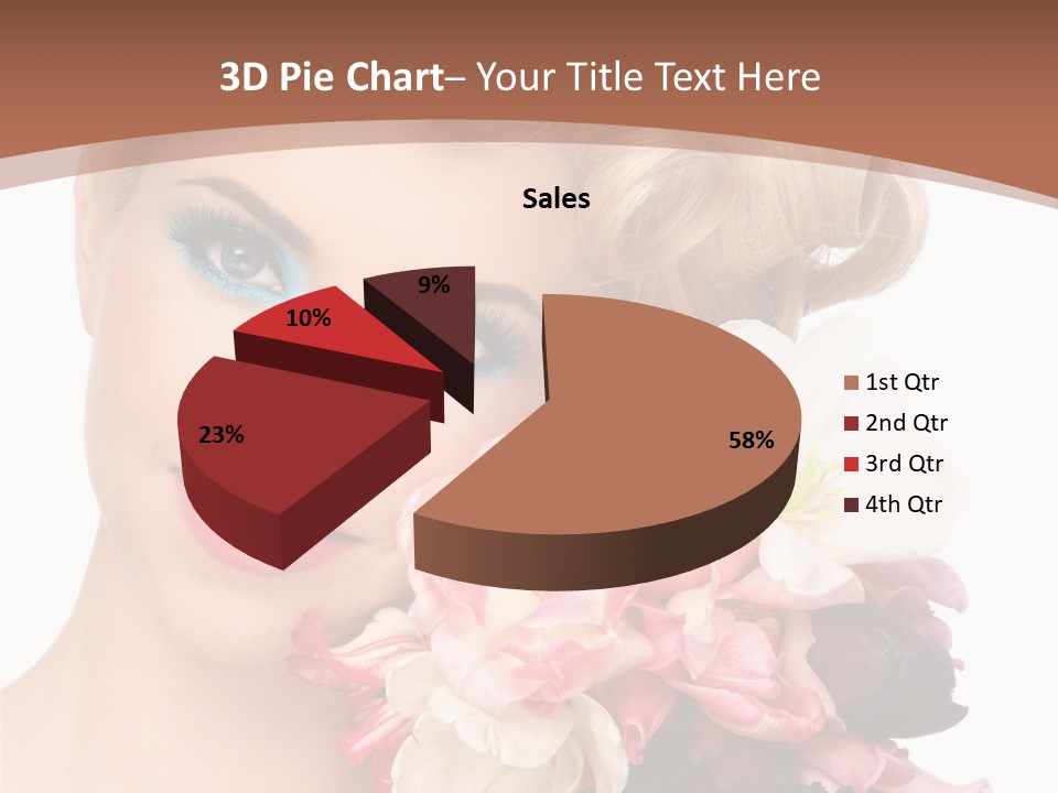 Antiageing Smiling Sexy PowerPoint Template