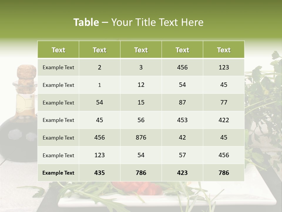 Gesundheit Italiener Trattoria PowerPoint Template