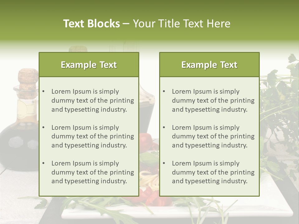 Gesundheit Italiener Trattoria PowerPoint Template