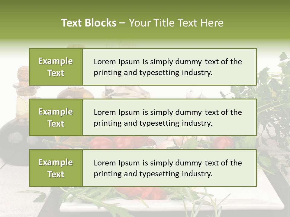 Gesundheit Italiener Trattoria PowerPoint Template
