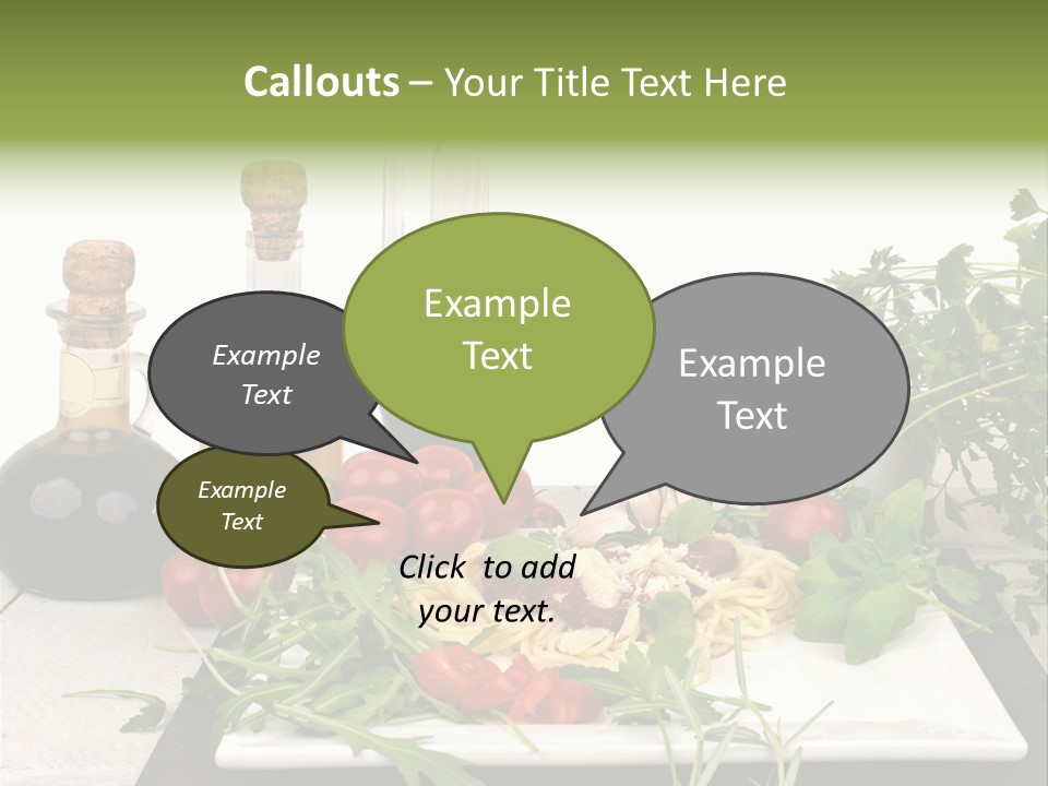 Gesundheit Italiener Trattoria PowerPoint Template