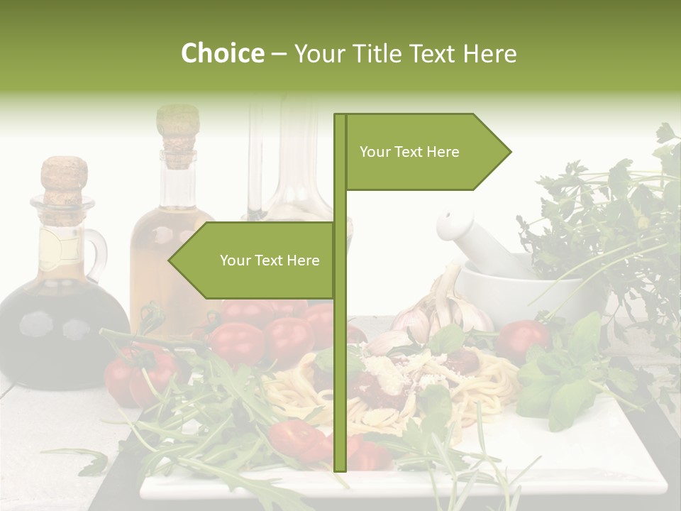 Gesundheit Italiener Trattoria PowerPoint Template