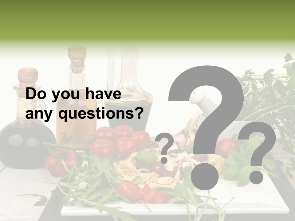 Gesundheit Italiener Trattoria PowerPoint Template