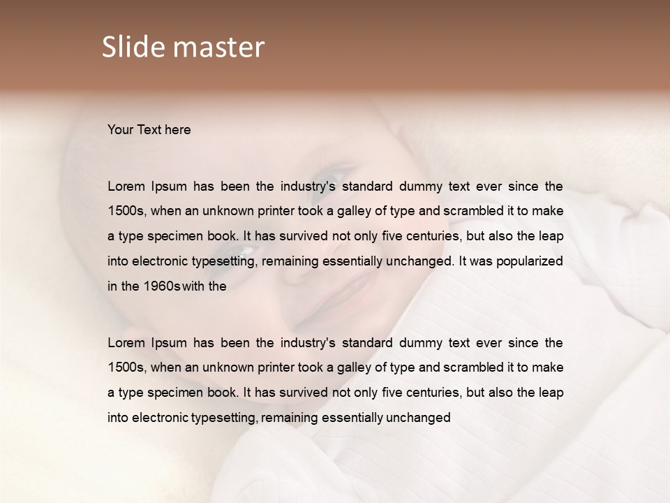 Lie Person Childhood PowerPoint Template