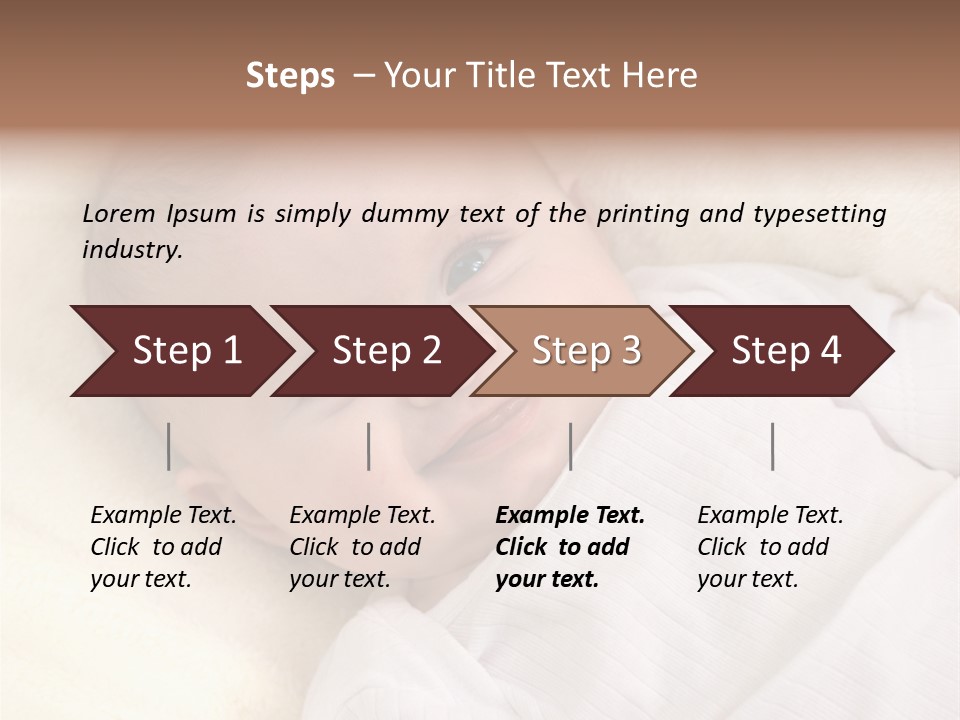 Lie Person Childhood PowerPoint Template