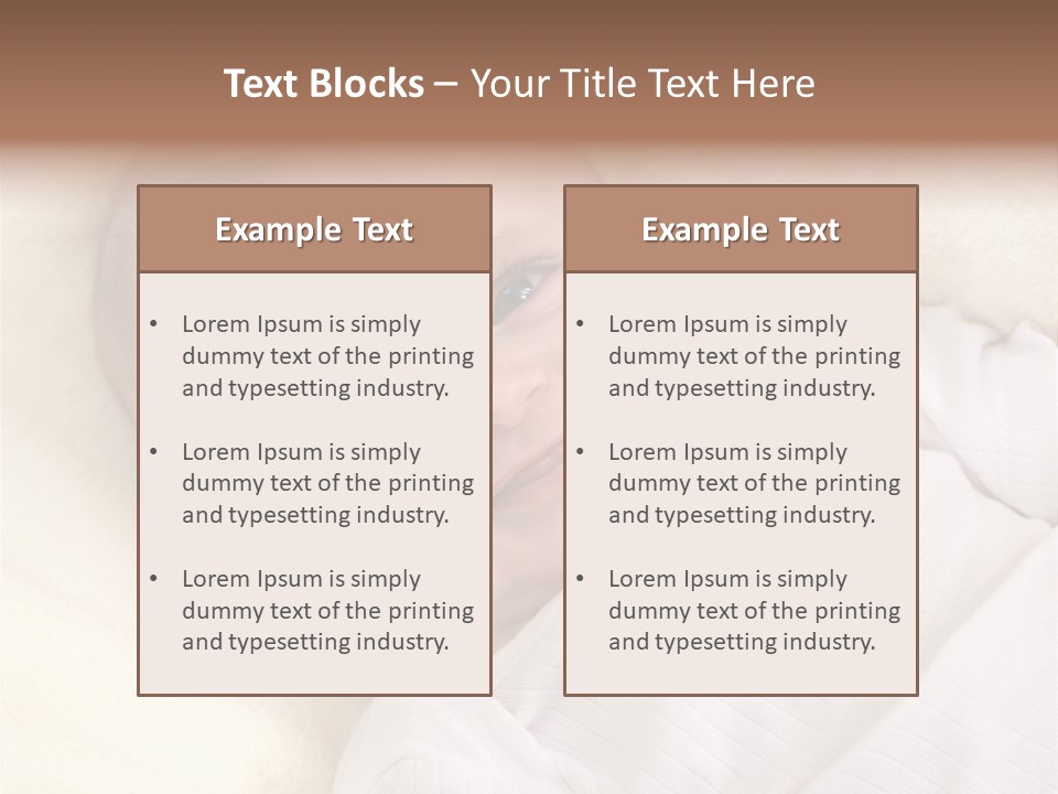 Lie Person Childhood PowerPoint Template