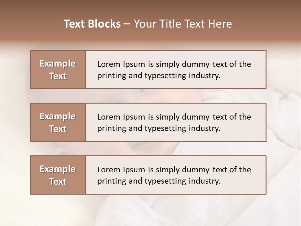 Lie Person Childhood PowerPoint Template