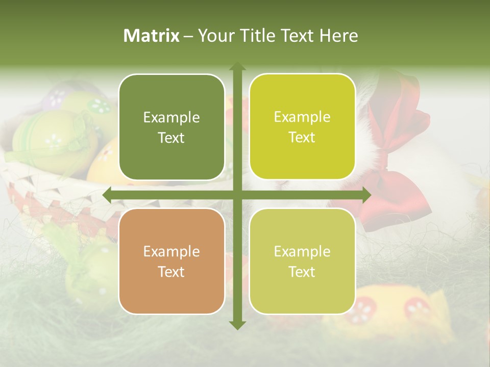 Rabbit Furry Rattan PowerPoint Template