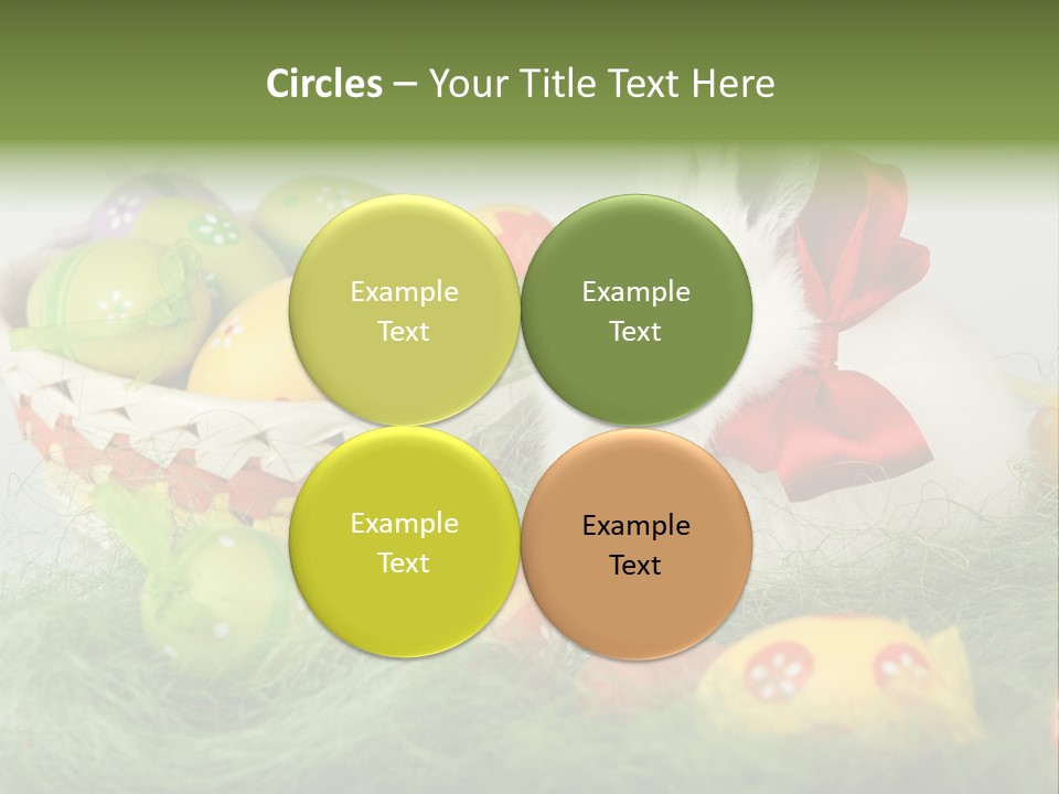 Rabbit Furry Rattan PowerPoint Template