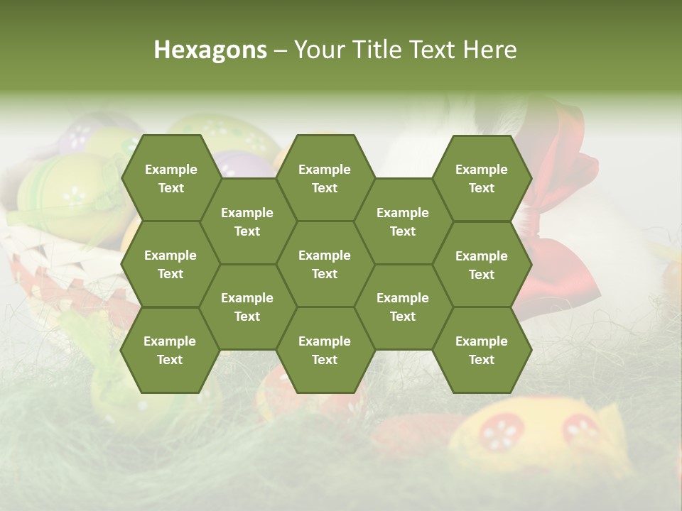 Rabbit Furry Rattan PowerPoint Template