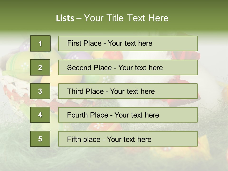 Rabbit Furry Rattan PowerPoint Template