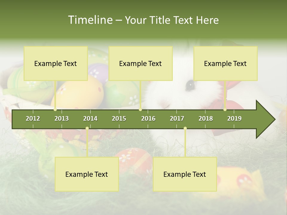 Rabbit Furry Rattan PowerPoint Template