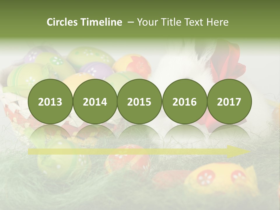 Rabbit Furry Rattan PowerPoint Template