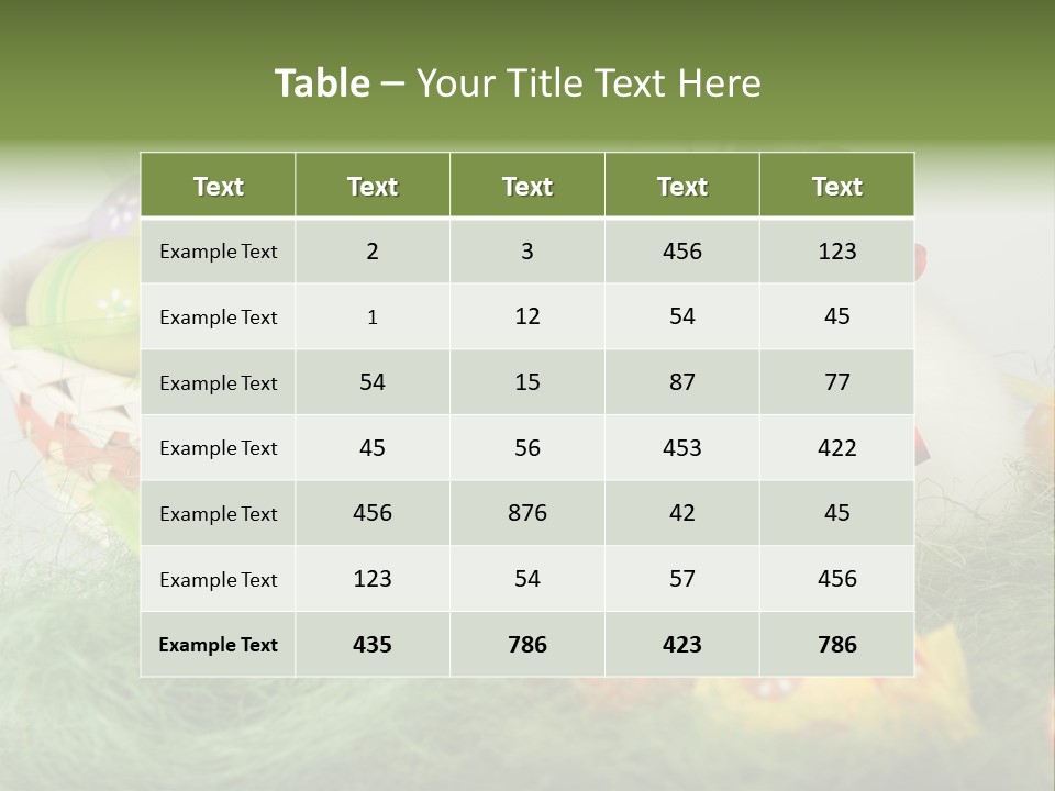 Rabbit Furry Rattan PowerPoint Template