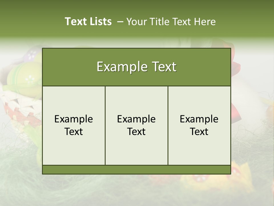 Rabbit Furry Rattan PowerPoint Template