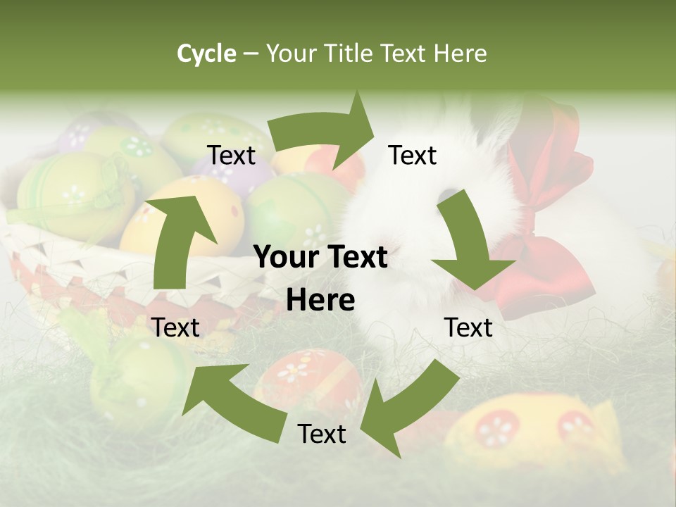 Rabbit Furry Rattan PowerPoint Template