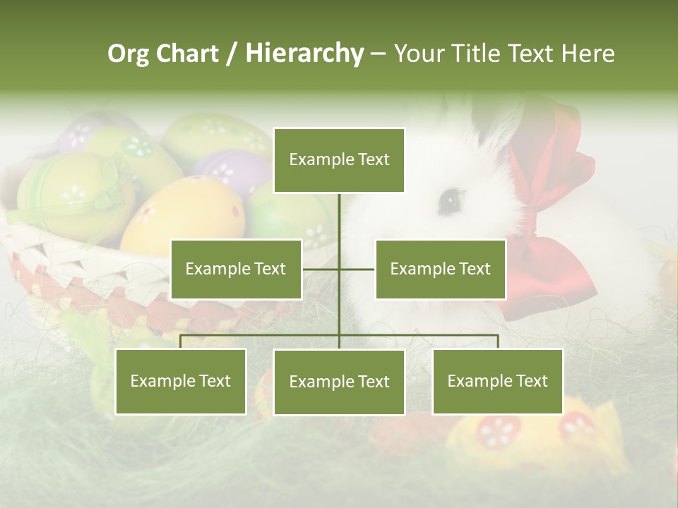 Rabbit Furry Rattan PowerPoint Template