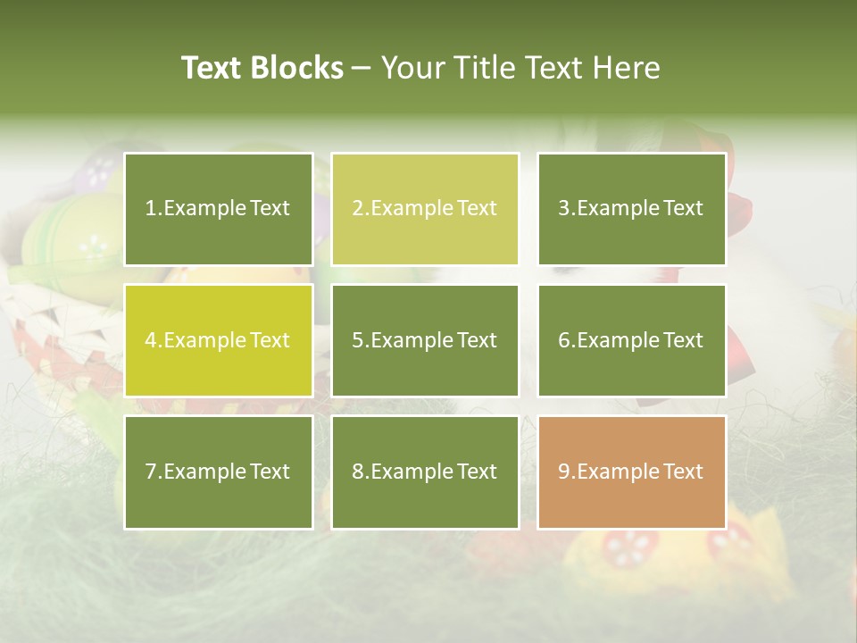 Rabbit Furry Rattan PowerPoint Template