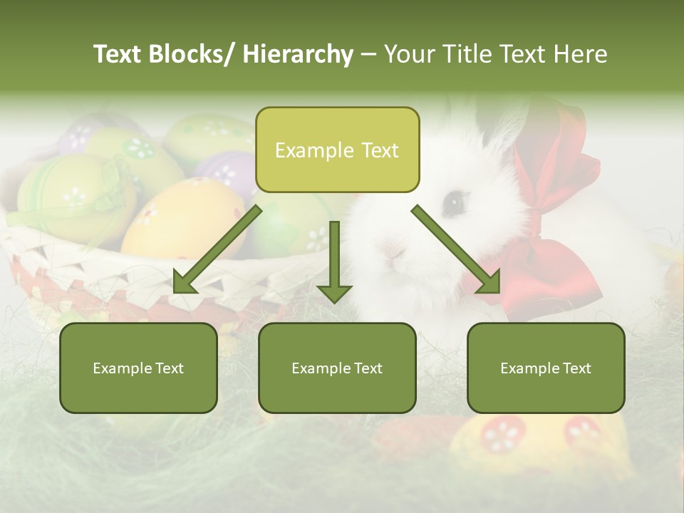 Rabbit Furry Rattan PowerPoint Template