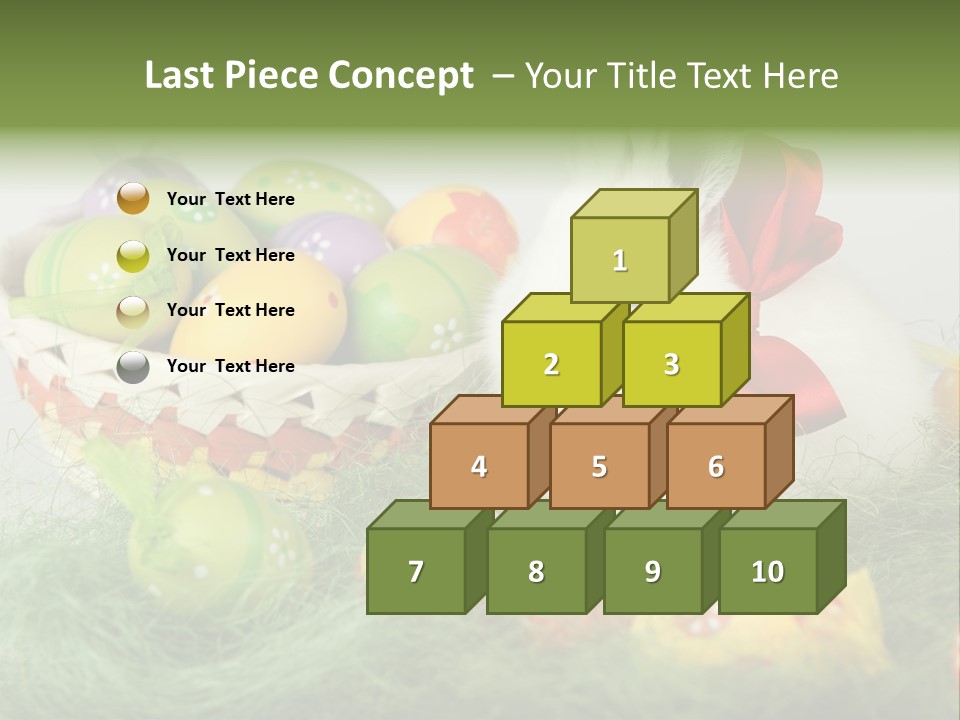 Rabbit Furry Rattan PowerPoint Template