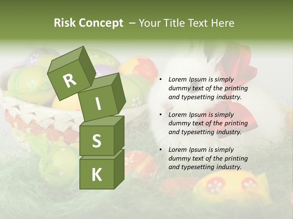 Rabbit Furry Rattan PowerPoint Template