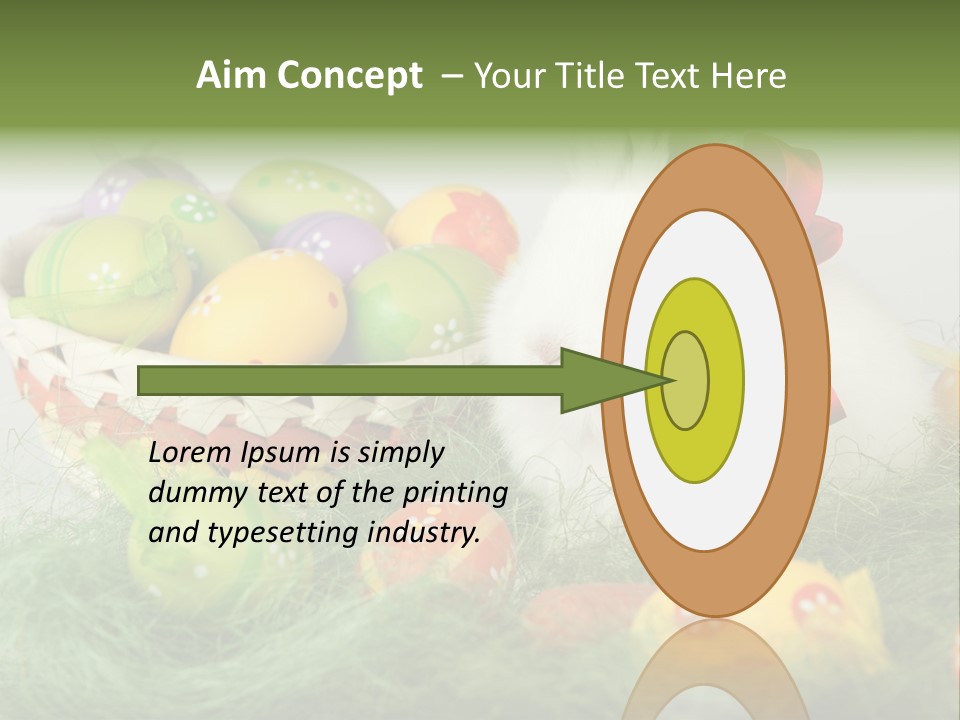 Rabbit Furry Rattan PowerPoint Template