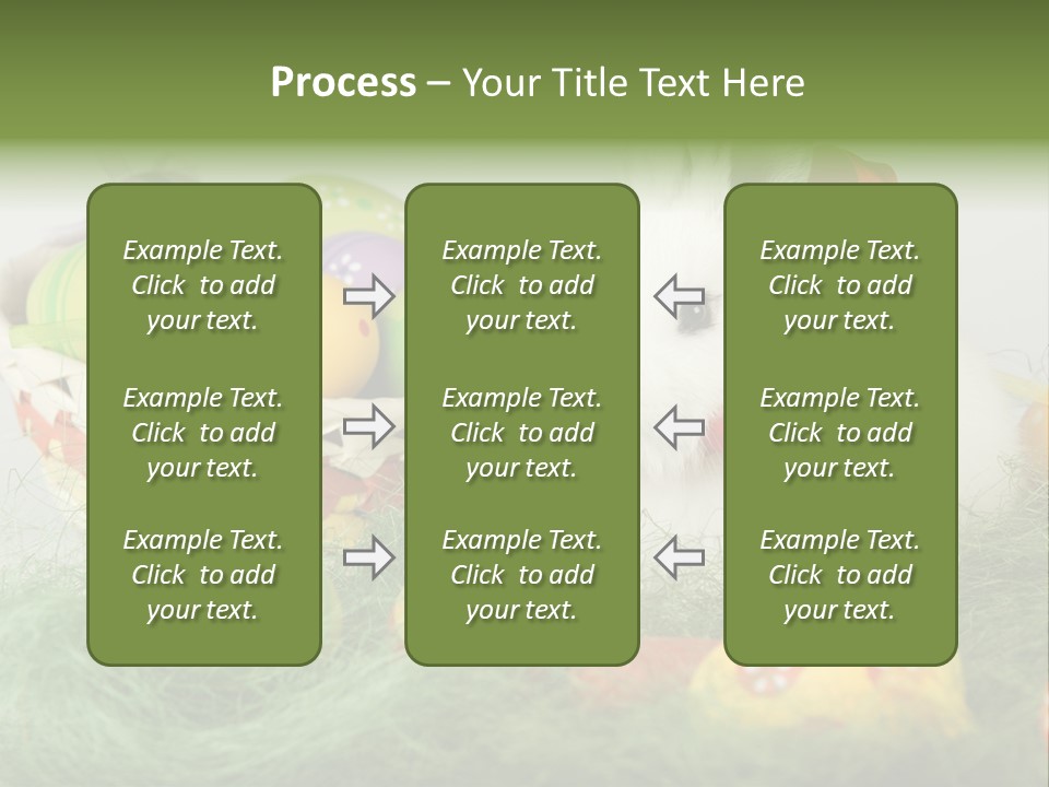 Rabbit Furry Rattan PowerPoint Template