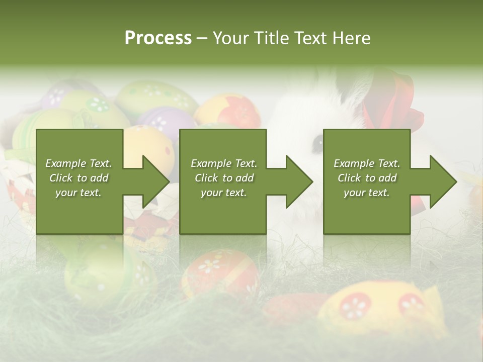 Rabbit Furry Rattan PowerPoint Template