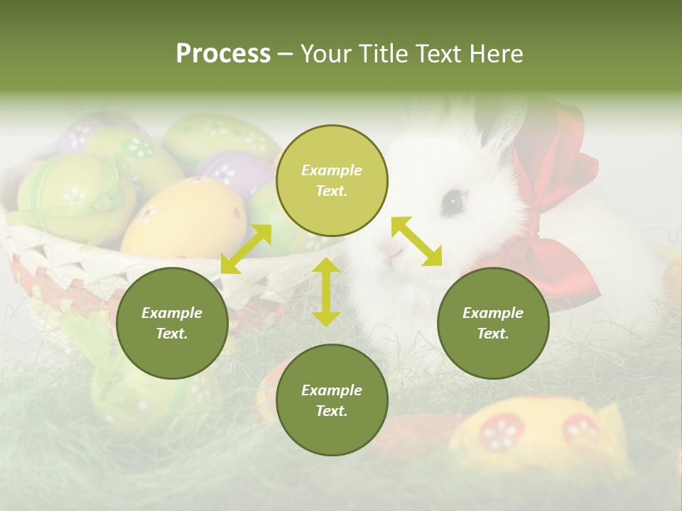 Rabbit Furry Rattan PowerPoint Template