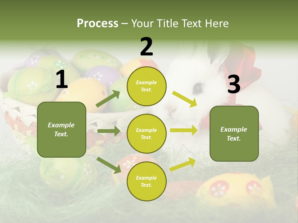 Rabbit Furry Rattan PowerPoint Template