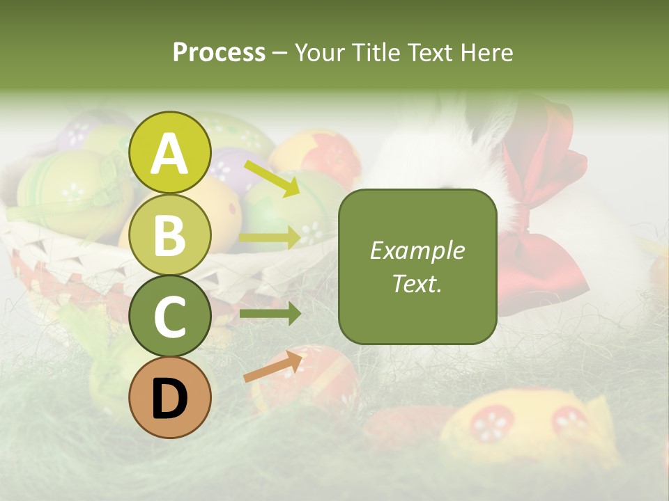 Rabbit Furry Rattan PowerPoint Template