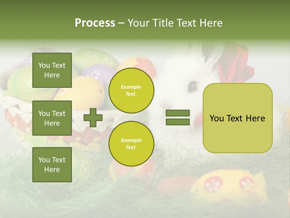 Rabbit Furry Rattan PowerPoint Template