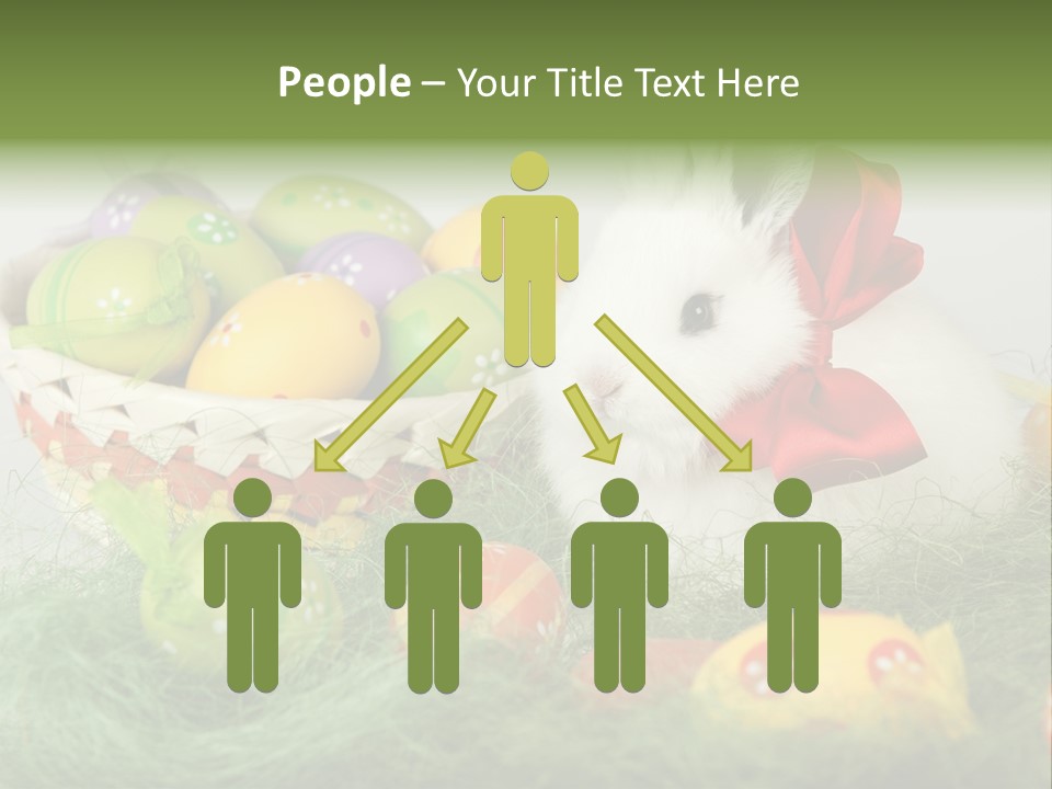 Rabbit Furry Rattan PowerPoint Template