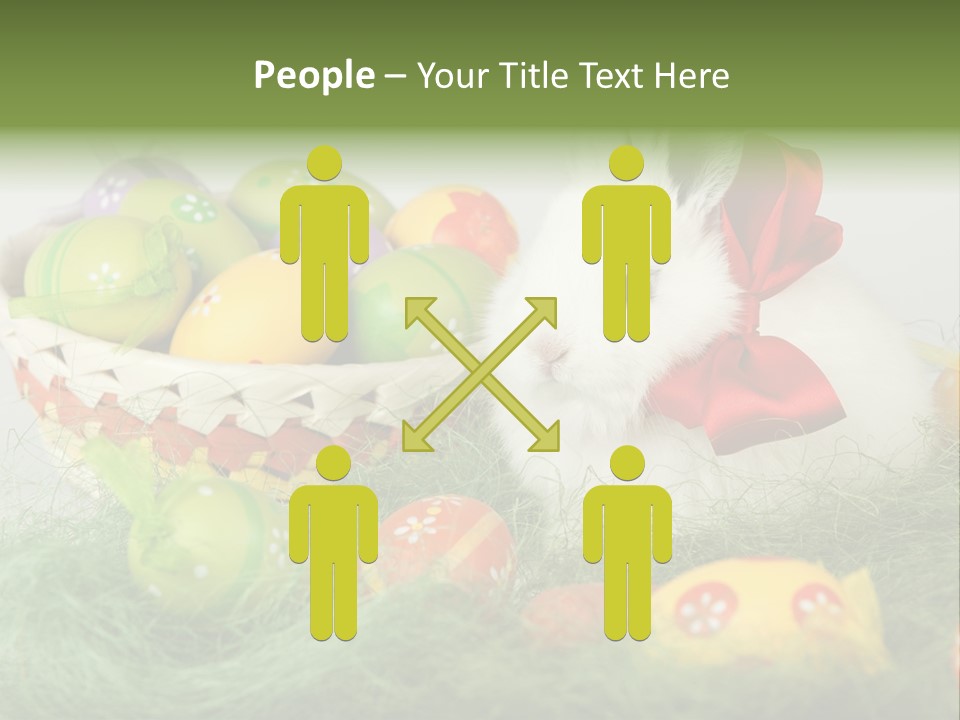 Rabbit Furry Rattan PowerPoint Template