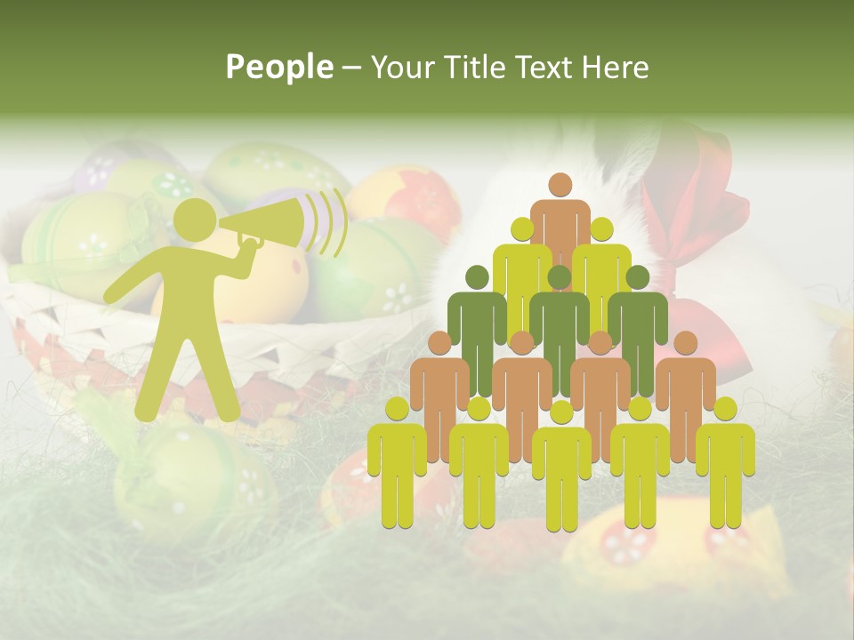 Rabbit Furry Rattan PowerPoint Template