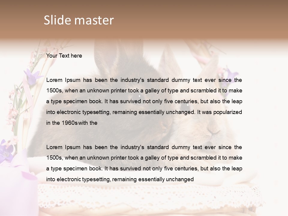 Art Bast Sitzen PowerPoint Template