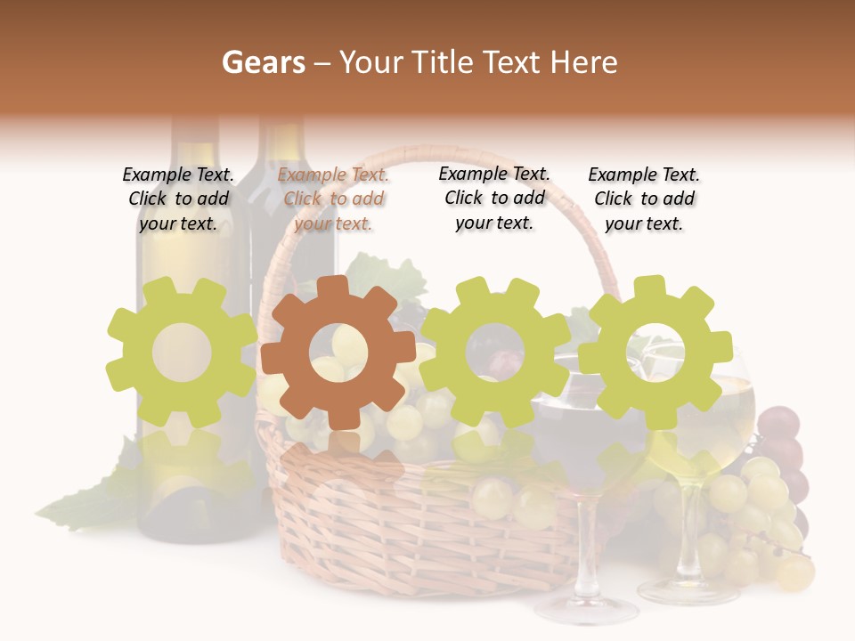 Alcoholic Pink Leaves PowerPoint Template