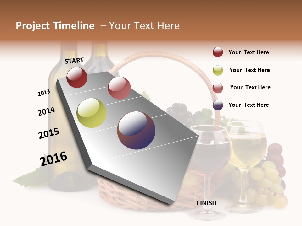 Alcoholic Pink Leaves PowerPoint Template