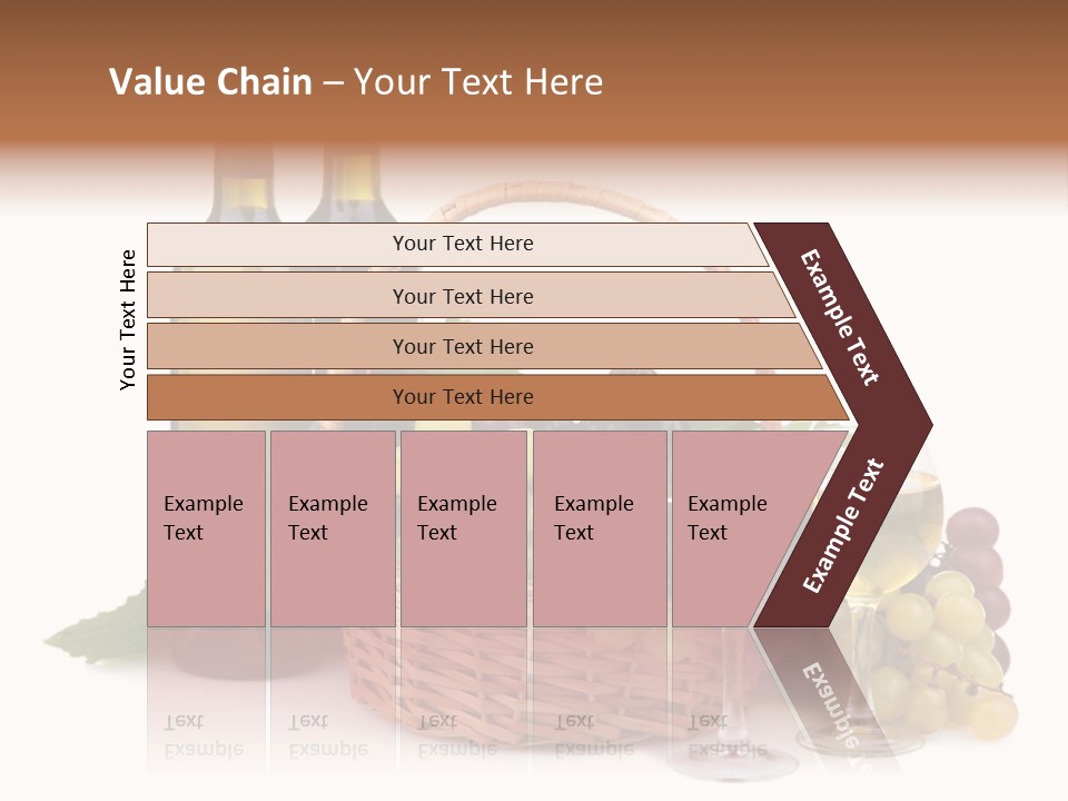 Alcoholic Pink Leaves PowerPoint Template