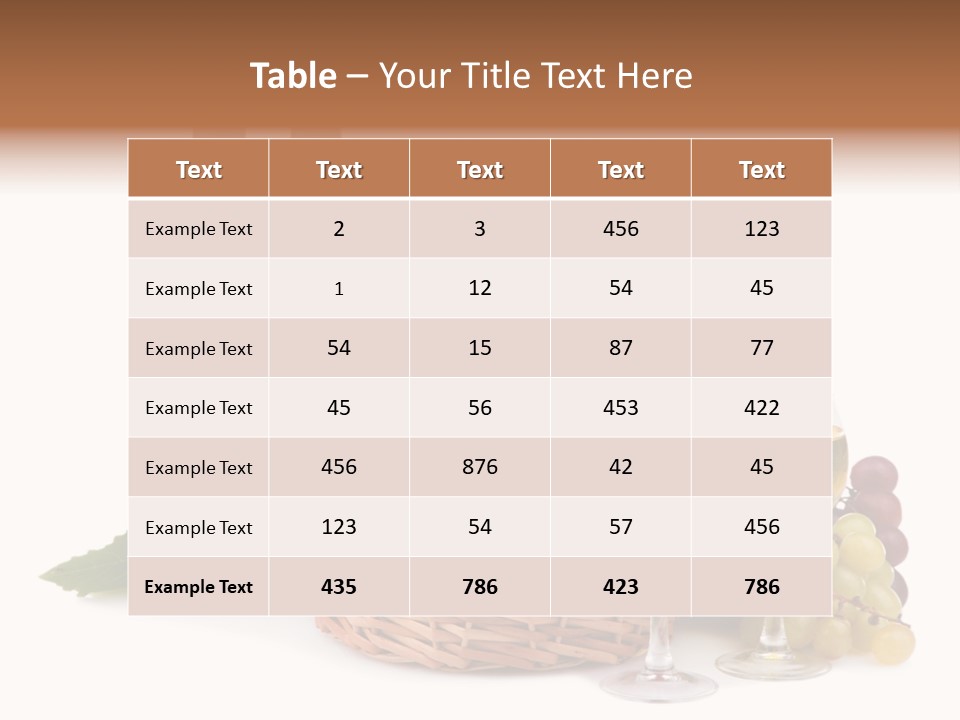 Alcoholic Pink Leaves PowerPoint Template