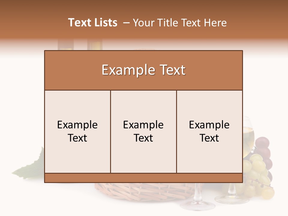 Alcoholic Pink Leaves PowerPoint Template