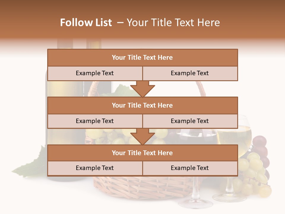 Alcoholic Pink Leaves PowerPoint Template