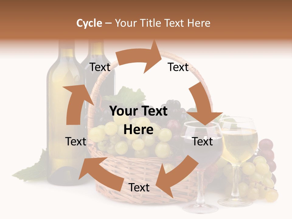 Alcoholic Pink Leaves PowerPoint Template