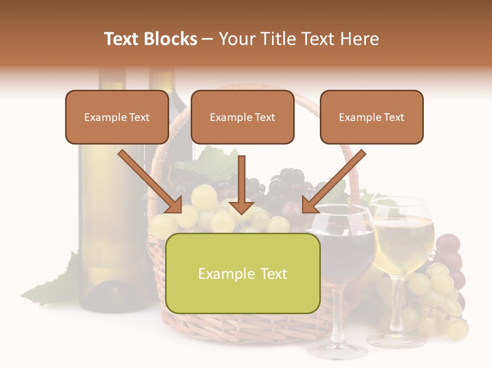 Alcoholic Pink Leaves PowerPoint Template