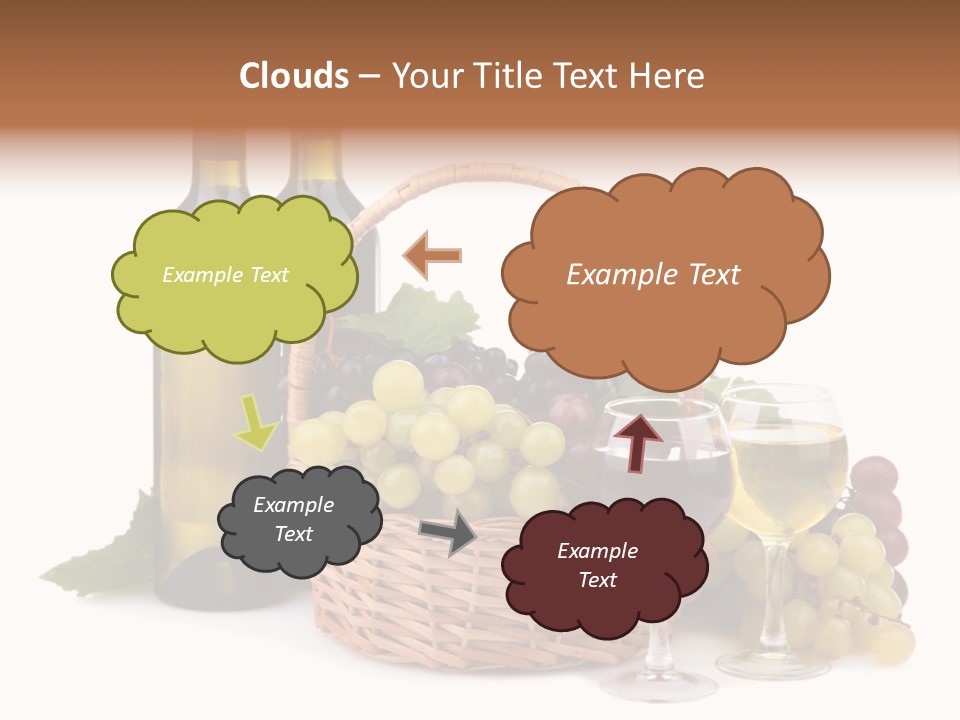 Alcoholic Pink Leaves PowerPoint Template